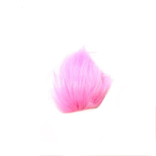 Pompom with button - Hot Pink - 10cm