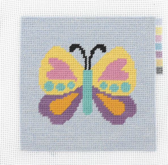 Hello Crafts - Printed Tapestry Embroidery Kit - Butterfly