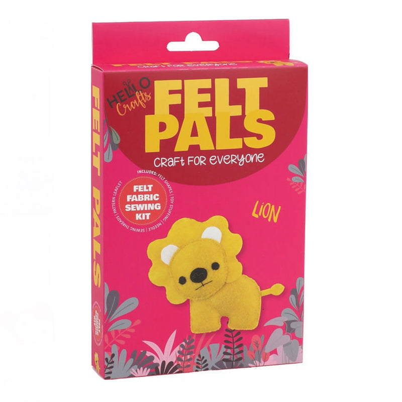Hello Crafts - Felt Pals Sewing Kit - Lion