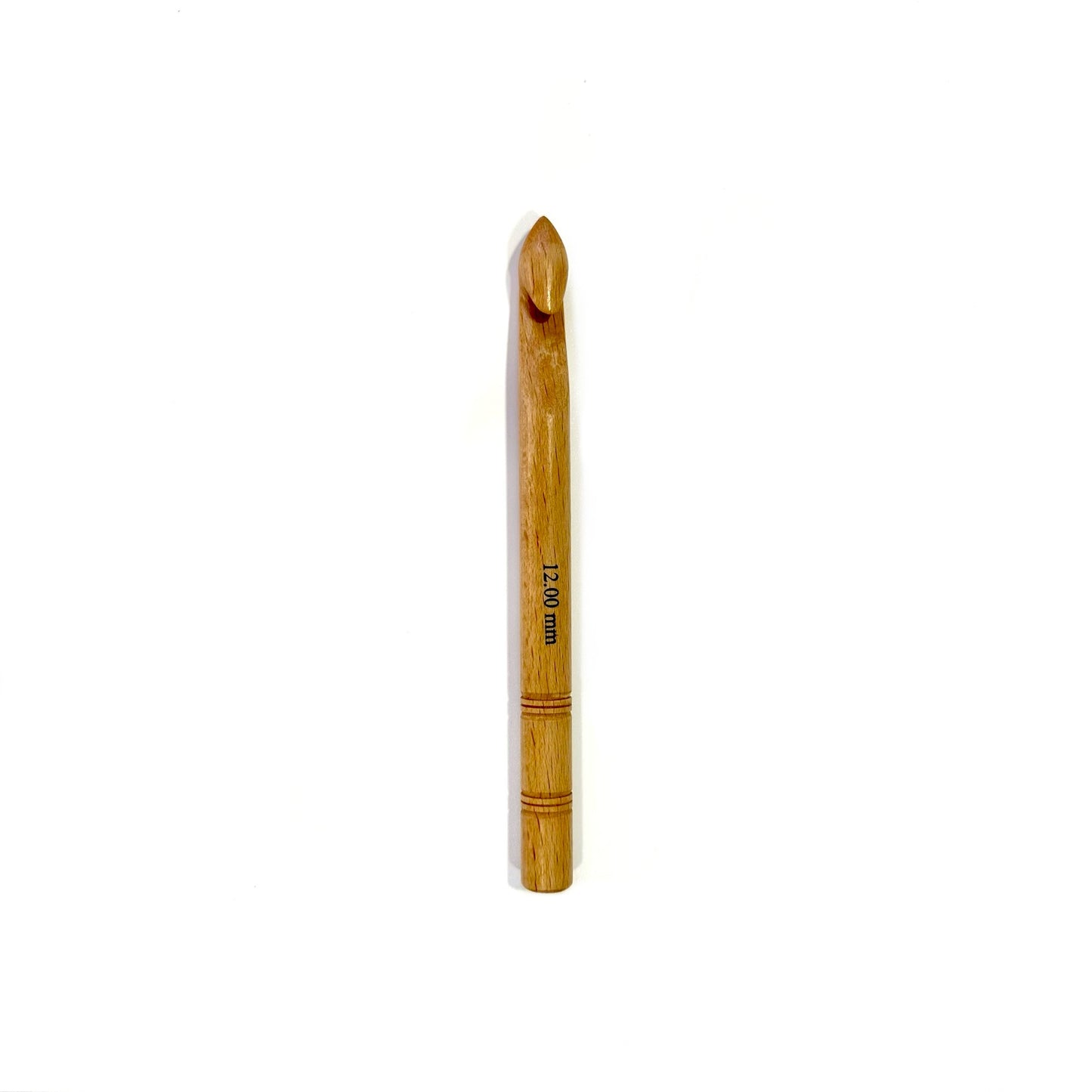 KnitPro Basix Beech wooden crochet hook - 12mm