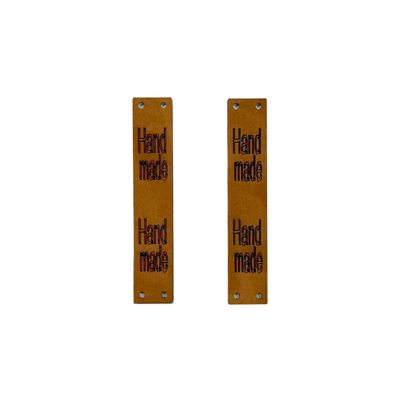 Leather tags - Pattern 18/2, Pack of 2