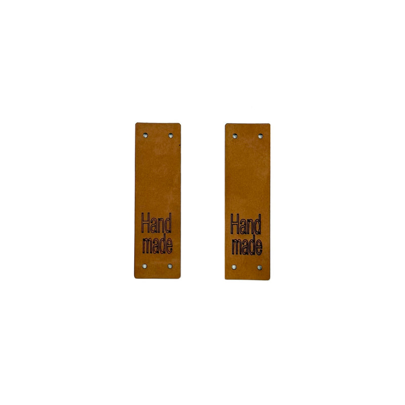 Leather tags - Pattern 17/2, Pack of 2