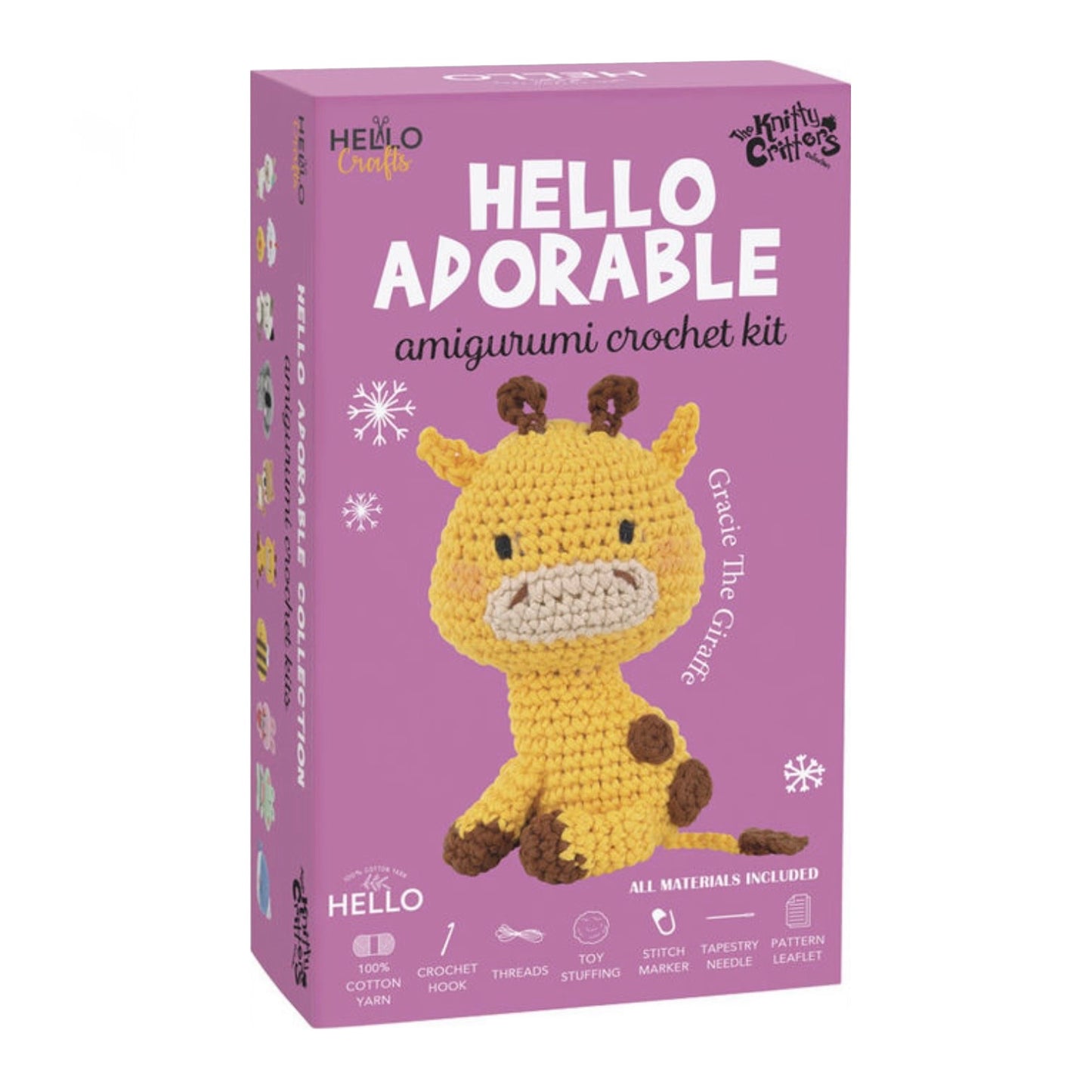 Hello Crafts - Amigurumi Crochet Kit - Gracie The Giraffe
