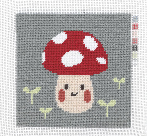 Hello Crafts - Printed Tapestry Embroidery Kit - Mushroom