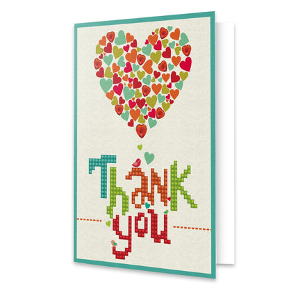 Thank You Heart Diamond Painting Greeting Card Kit - DDG.005 by Diamond Dotz