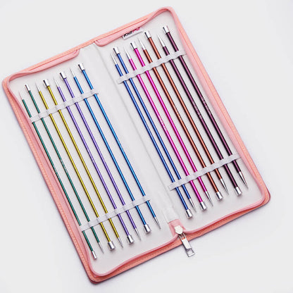 KnitPro Zing Single Pointed Needle Set (Deluxe) - 30cm, Set of 8 needles