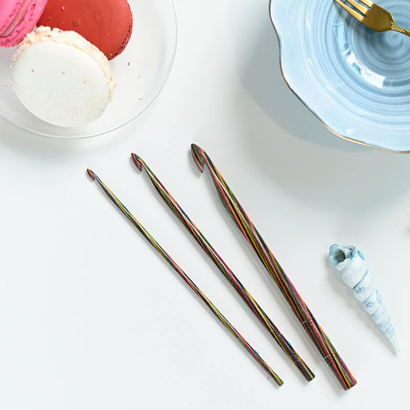 KnitPro Symfonie Wood Single Ended Crochet Hook