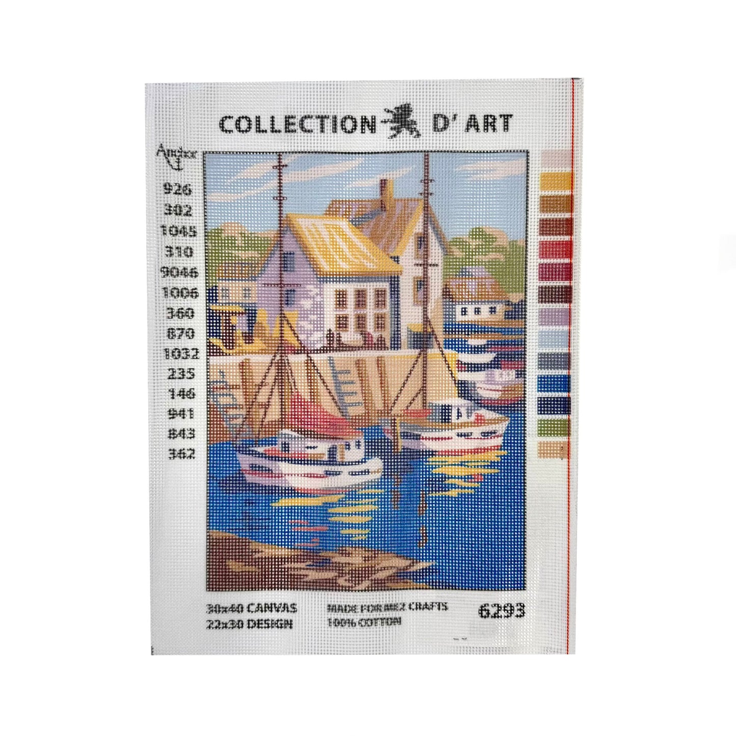 Embroidery sheet (without threads) - 22x30cm - 6293