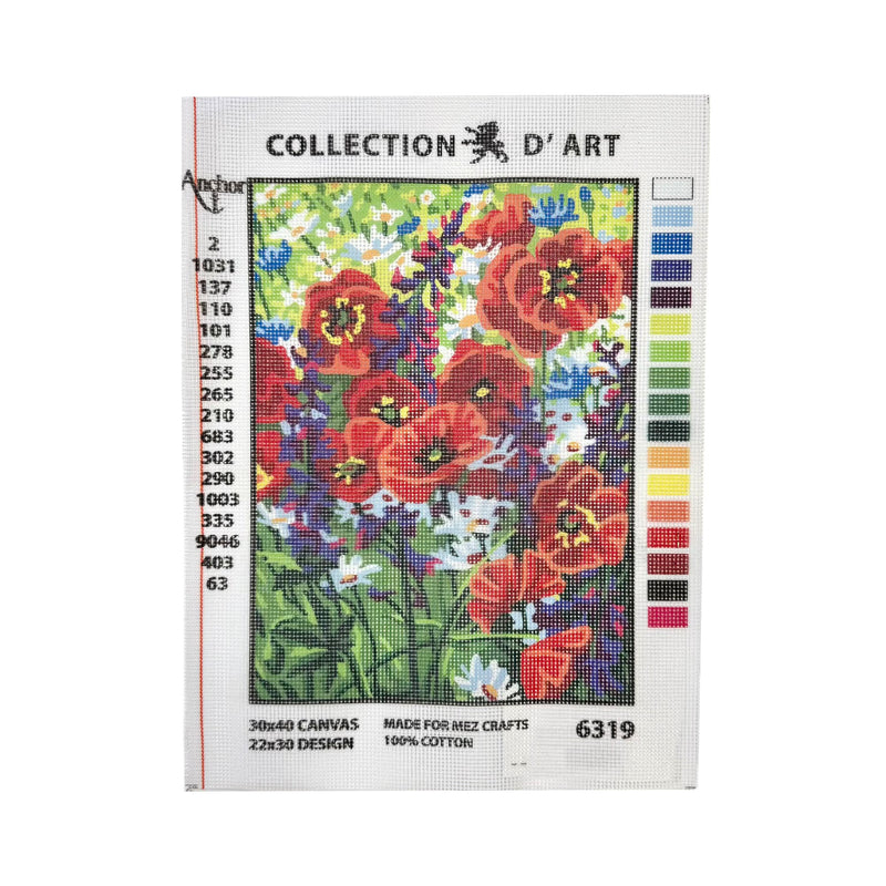 Embroidery sheet (without threads) - 22x30cm - 6319