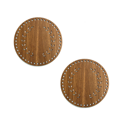 Wooden base for handbags - Pattern 3, Pack of 2