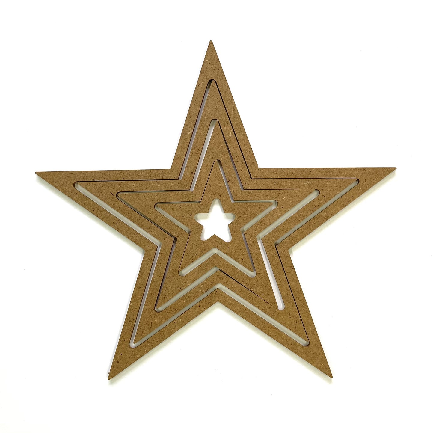 Wooden macrame accessories - Star